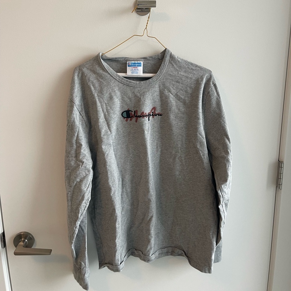 Champion Shadow Logo Gray Men's Shirt
